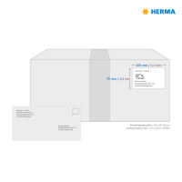 Herma Etiketten permanent haftend 105 x 70 mm weiss PREMIUM 100 Bl 800 Etik. LaserInkCopy