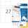 Herma Etiketten Adressen permanent 67 x 30 mm weiss 20 Bl 540 Etik.