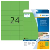 Herma Etiketten ablösbar 70 x 37 mm grün 20 Bl...