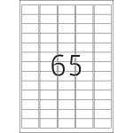 PREMIUM Adressetiketten A4, 38,1 x 21,2 mm, weiß, permanent haftend