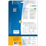 HERMA Folienetikett 97 x 42,3 mm (B x H) transparent 300 Etik./Pack.