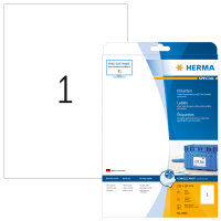 Herma Etiketten permanent haftend 210 x 297 mm weiss 25...