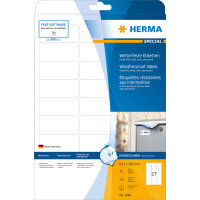 Herma Etiketten permanent haftend wetterfest 63,5 x 29,6...