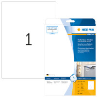 Herma Etiketten permanent haftend wetterfest 210 x 297 mm...