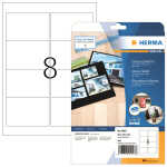 Herma Etiketten permanent 96 x 63,5 mm weiss Hochglanz 25...