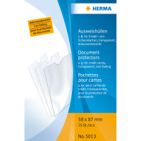 Herma Ausweishülle PP transparent 58 x 87 mm...