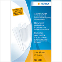 Herma Ausweishülle PP transparent 58 x 87 mm...