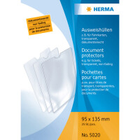 Herma Ausweishülle PP transparent 95 x 135 mm...