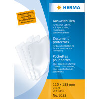 Herma AUSWEISHÜLLE PP 110x155MM