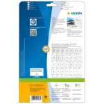 Herma Etiketten permanent 38,1 x 21,2 mm weiss PREMIUM 25 Bl 1625 Etik