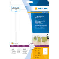 Herma CD-Einleger perforiert 151 x 118 mm 25 Stück weiss LaserInkCopy