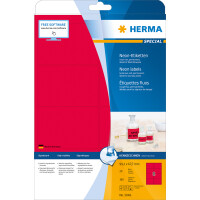 Herma Etiketten permanent haftend 99,1 x 67,7 mm neonrot 20 Bl 160 Etik. LaserCopy