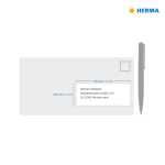 Herma Etiketten ablösbar 105x42,3 mm rot 20 Bl 280 Etik. LaserInkCopy