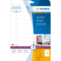 Herma Etiketten für VHS permanent haftend 147,3 x 20 mm weiss 25 Bl 325 Etik. LaserInkCopy