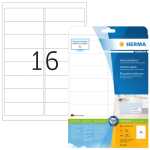 Herma Etiketten Adressen permanent 99,1 x 33,8 mm weiss...