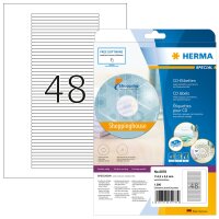 Herma CD-HÜLLEN-ETIKETT A4 25 114,3x5,5