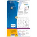 Herma Etiketten CD Maxi permanent Ø 116/41 mm weiss 25 Bl 50 Etik.