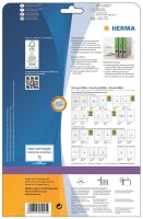 Herma Ordnerrückenschilder permanent haftend 192 x 38 mm grün 20 Bl 140 Etik. LaserInkCopy