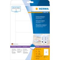 Herma Ordnerrückenschilder permanent haftend 157 x 61 mm weiss 25 Bl 100 Etik. LaserInkCopy