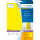 Herma Ordnerrückenschilder permanent 297 x 61 mm gelb 20 Bl 60 Etik.