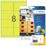 Herma Etiketten permanent haftend 99,1 x 67,7 mm neongelb...