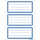 Herma Schuletiketten 82 x 36 mm Blauer Rand 6 Bl 18 Etik.
