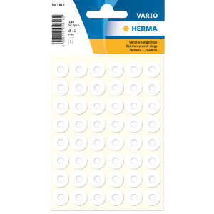 HERMA Lochverstärkungsringe 12mm weiß 240 St./Pack.