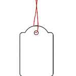 HERMA Hängeetikett 25 x 38 mm (B x H) Karton weiß 1.000 Etik./Pack.