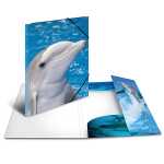 Herma Sammelmappe Eckspanner PP A3 Delfine