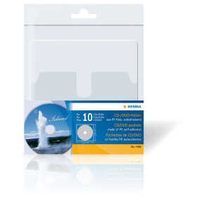 Herma Selbstklebetaschen PP für CD/DVD 129 x 130 mm 10 Stück