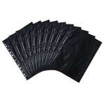 Fotophan Fotosichthüllen 9x13 cm hoch schwarz 10 Hüllen