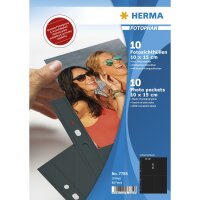 Herma FOTOPHAN 10x15 HOCH / 8 FOTOS SCHWARZ