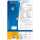 Herma Etiketten permanent 63,5 x 38,1 mm Folie transp 25 Bl 525 Etik.
