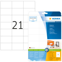 Herma Etiketten permanent haftend 70 x 42,3 mm weiss...