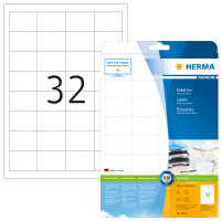 Herma Etiketten permanent haftend 48,3 x 33,8 mm weiss...