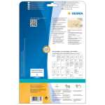 Herma Etiketten Adressen permanent 99,1 x 38,1 mm Folie 25 Bl 350 Etik