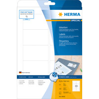 Herma Etiketten permanent haftend 83,8 x 50,8 mm weiss 25 Bl 250 Etik. Inkjet