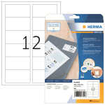 Herma Etiketten Adressen permanent 88,9 x 46,6 mm weis 25...