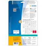 Herma Etiketten Adressen permanent 88,9 x 46,6 mm weis 25 Bl 300 Etik.