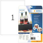 Herma Etiketten permanent 210 x 297 mm weiss Hochglanz 10...