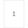 Herma Etiketten permanent 210 x 297 mm Folie transparent 10 Bl 10 Etik