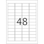 HERMA Folienetikett 45,7 x 21,2 mm (B x H) weiß 480 Etik./Pack.