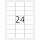 HERMA Folienetikett 63,5 x 33,9 mm (B x H) weiß 240 Etik./Pack.