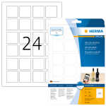 QR-Code Etiketten A4, 40 x 40 mm, weiß, blickdicht,...