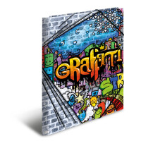 Herma Sammelmappe Eckspanner PP A3 Graffiti