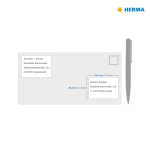 Herma Etiketten Adressen permanent 63,5 x 46,6 mm weiss 100 Bl 1800 Et