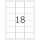 Herma Etiketten Adressen permanent 63,5 x 46,6 mm weiss 100 Bl 1800 Et