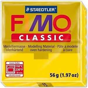 10 x Staedtler Modelliermasse Fimo classic 56g goldgelb