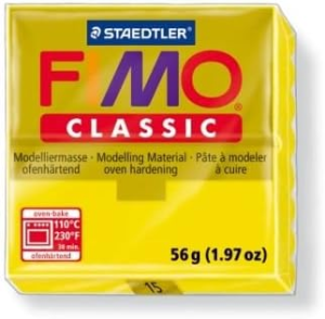 10 x Staedtler Modelliermasse Fimo classic 56g goldgelb