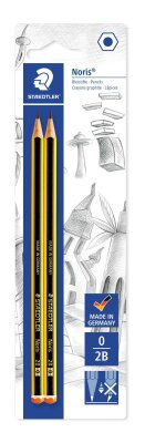 Staedtler Bleistift Noris 2B x2 BK  100% PEFC